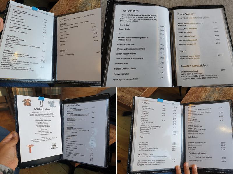 Cafe V Menu