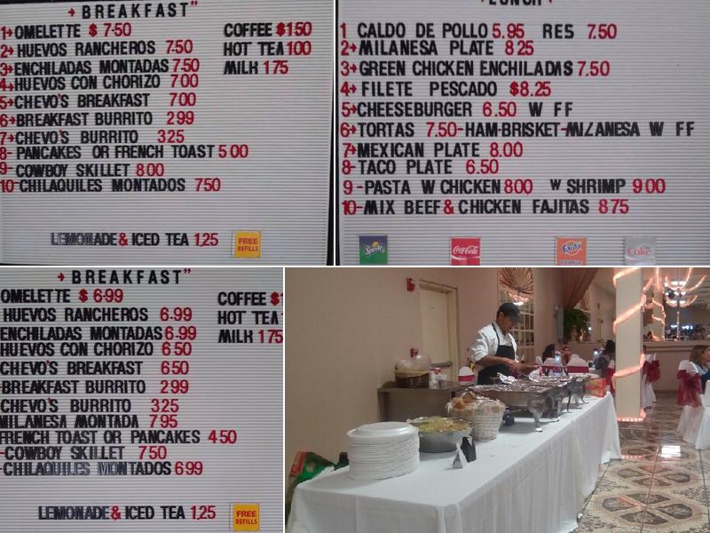 Chevo's Kitchen Menu