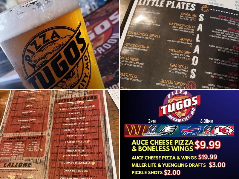 Pizza Tugos Menu