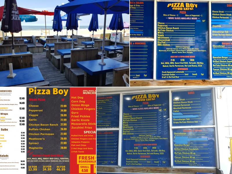 Pizza Boy Menu