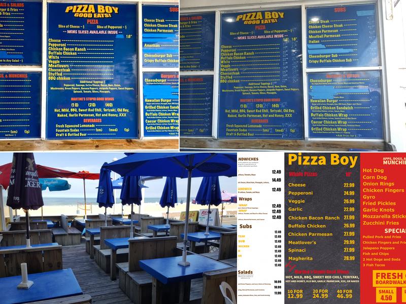 Pizza Boy Menu