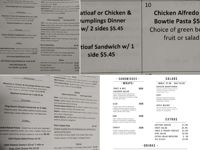 The Pink Flamingo Menu