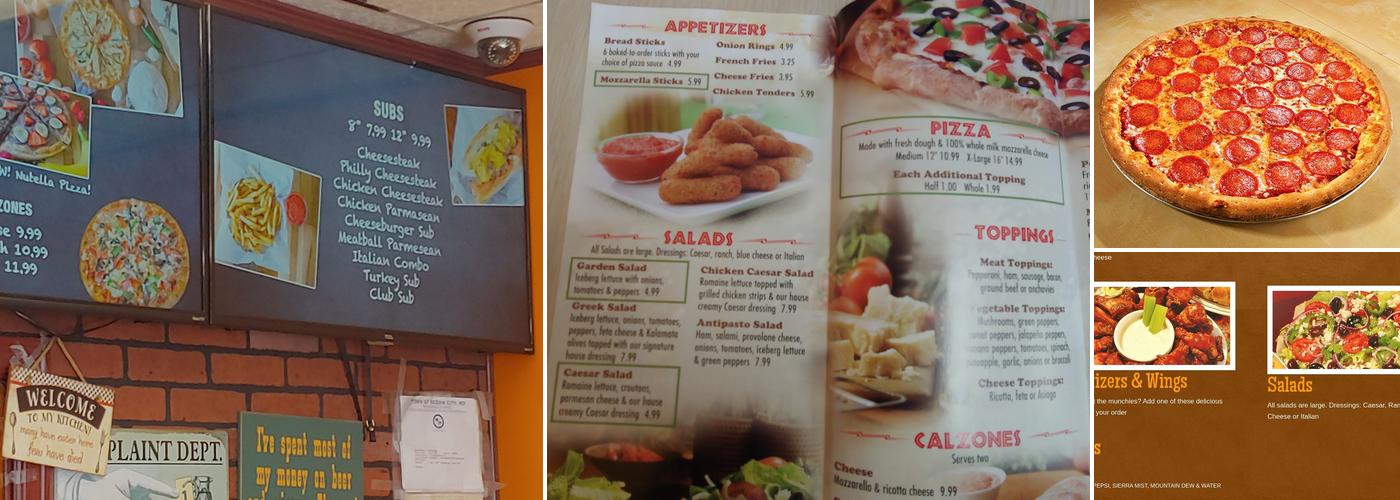 Pizza Mambo Menu