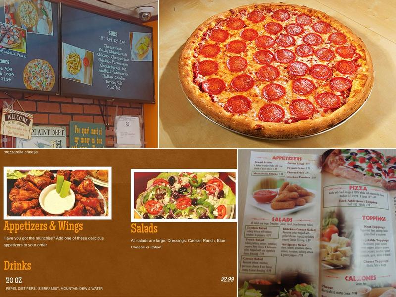 Pizza Mambo Menu