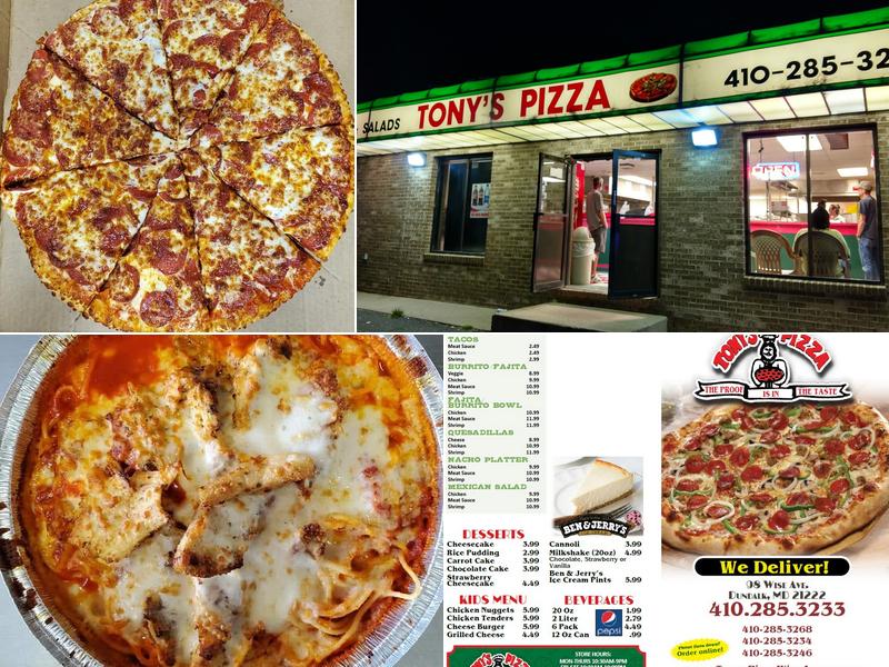 Tony's Pizza 98 Wise Ave, Dundalk