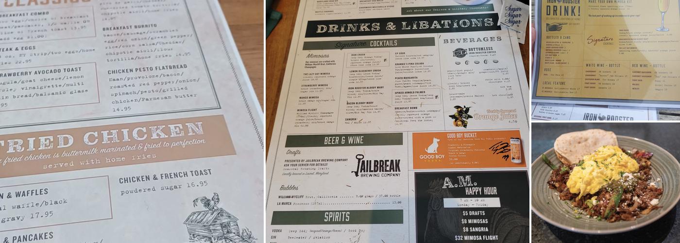 Iron Rooster - Canton Menu