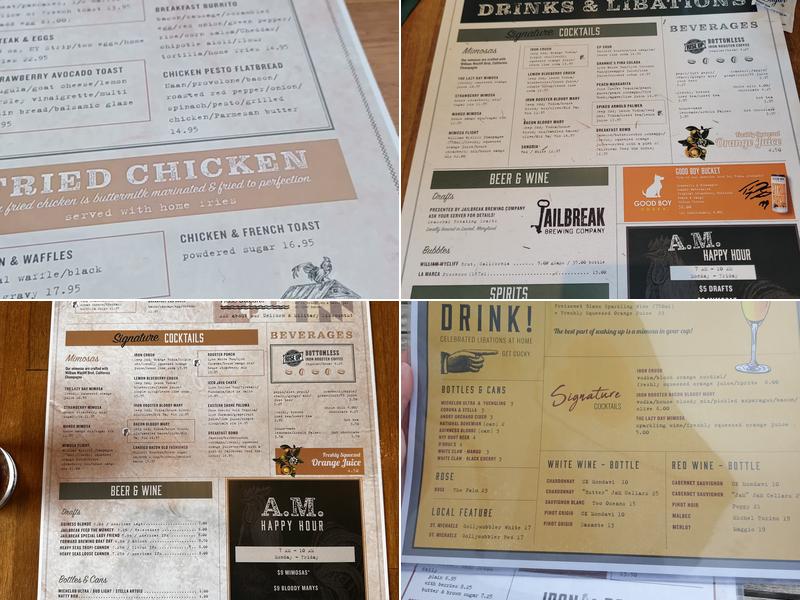 Iron Rooster - Canton Menu