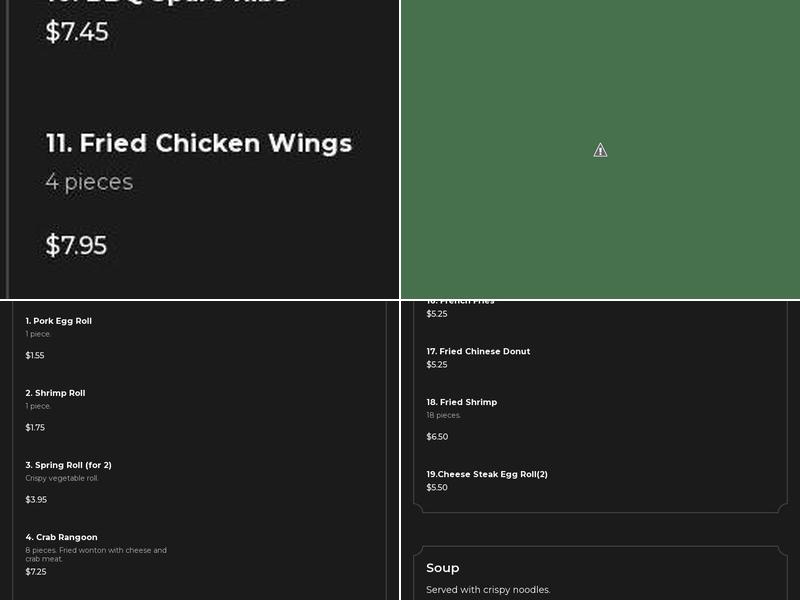 Wok & Roll Menu