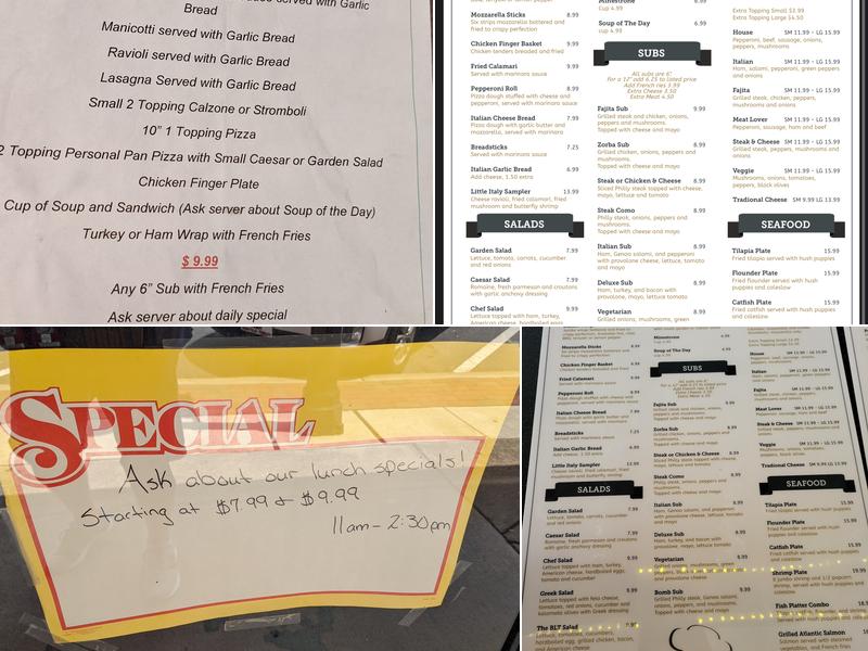 Little Italy Pizzeria Menu