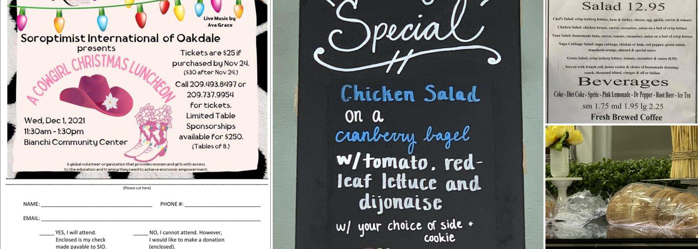 Moss Rose Bakery Menu