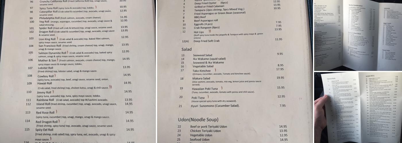 Makara Menu