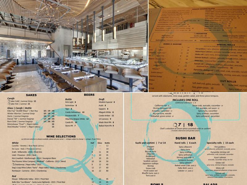 Q Sushi Menu
