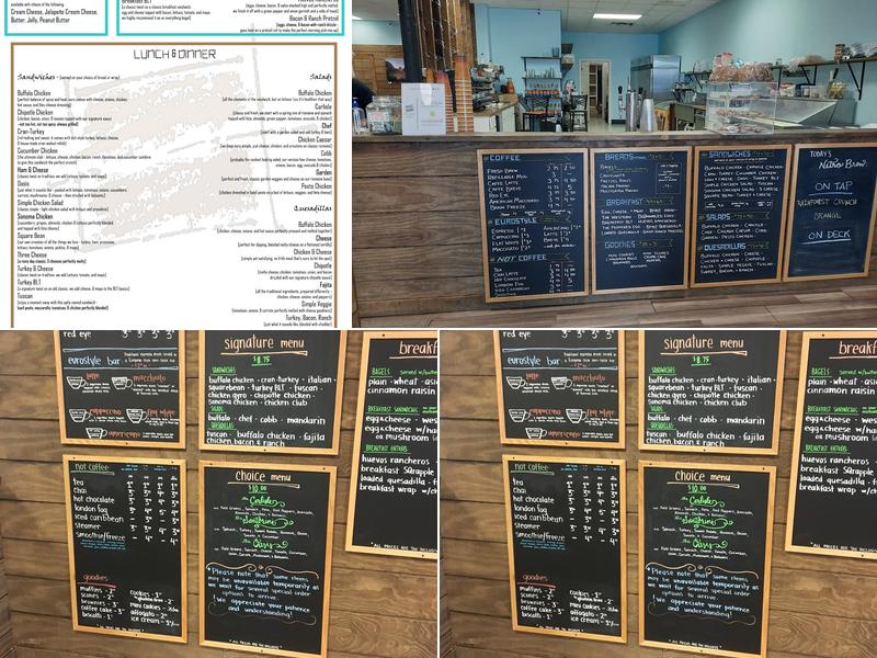 Square Bean Carlisle Menu