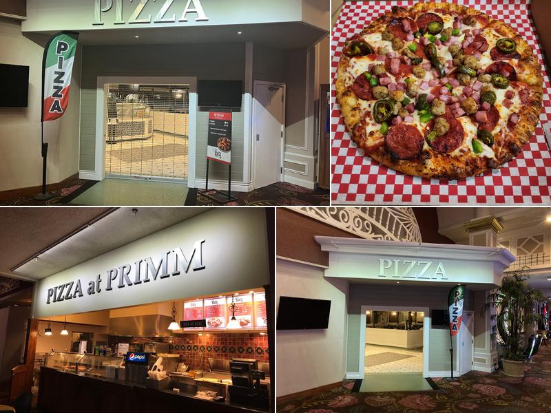 Pizza at Primm Valley Resort