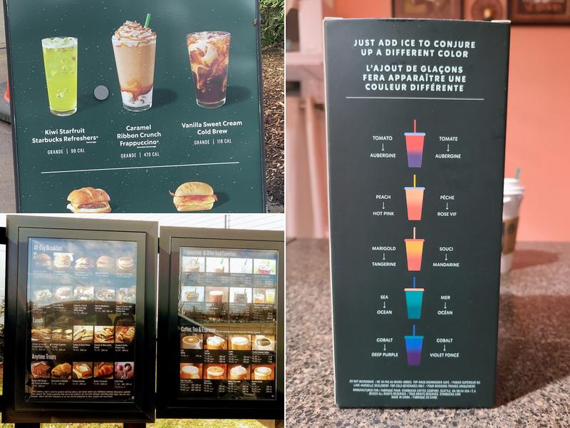 Starbucks Menu