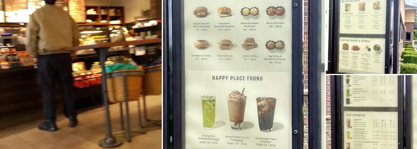 Starbucks Coffee Company Menu