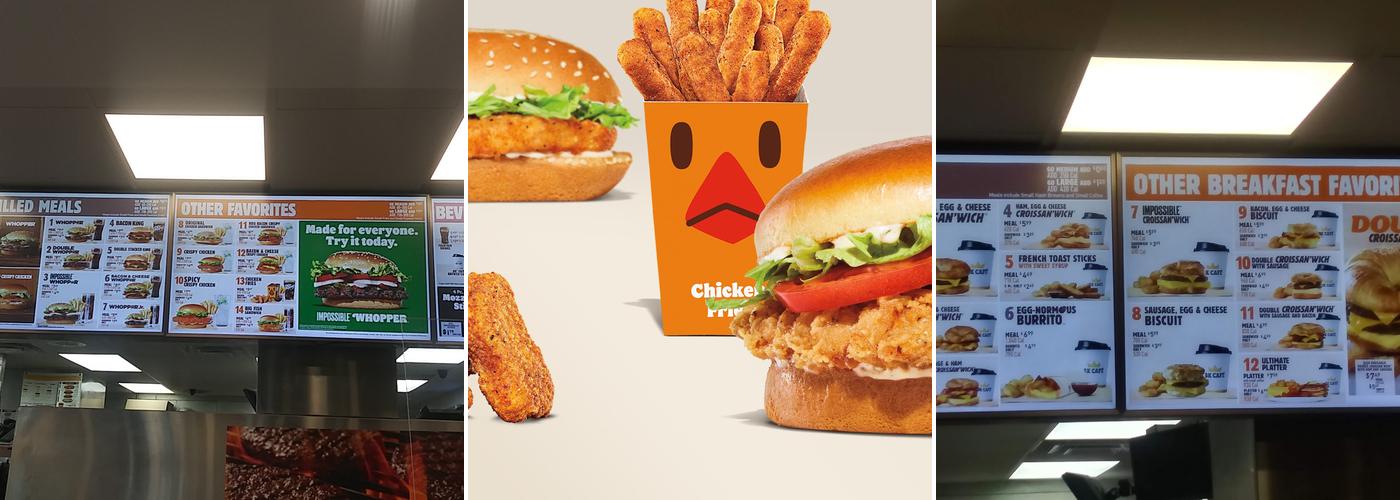 Burger King Menu