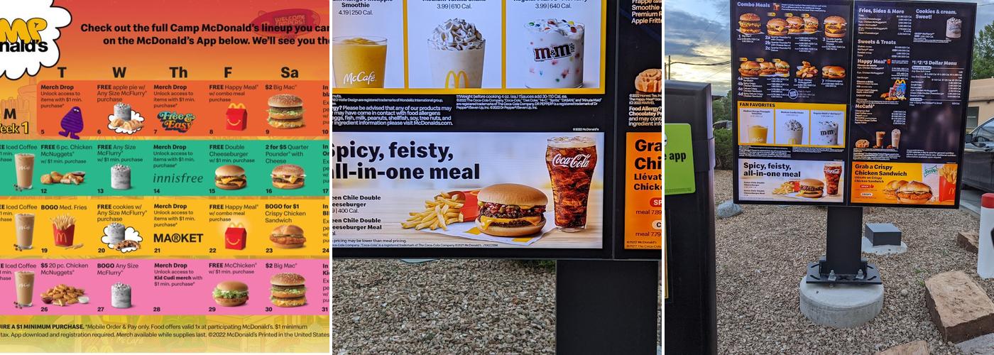 McDonald's Menu