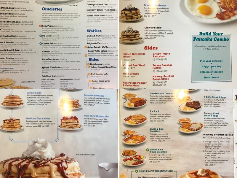 IHOP Menu