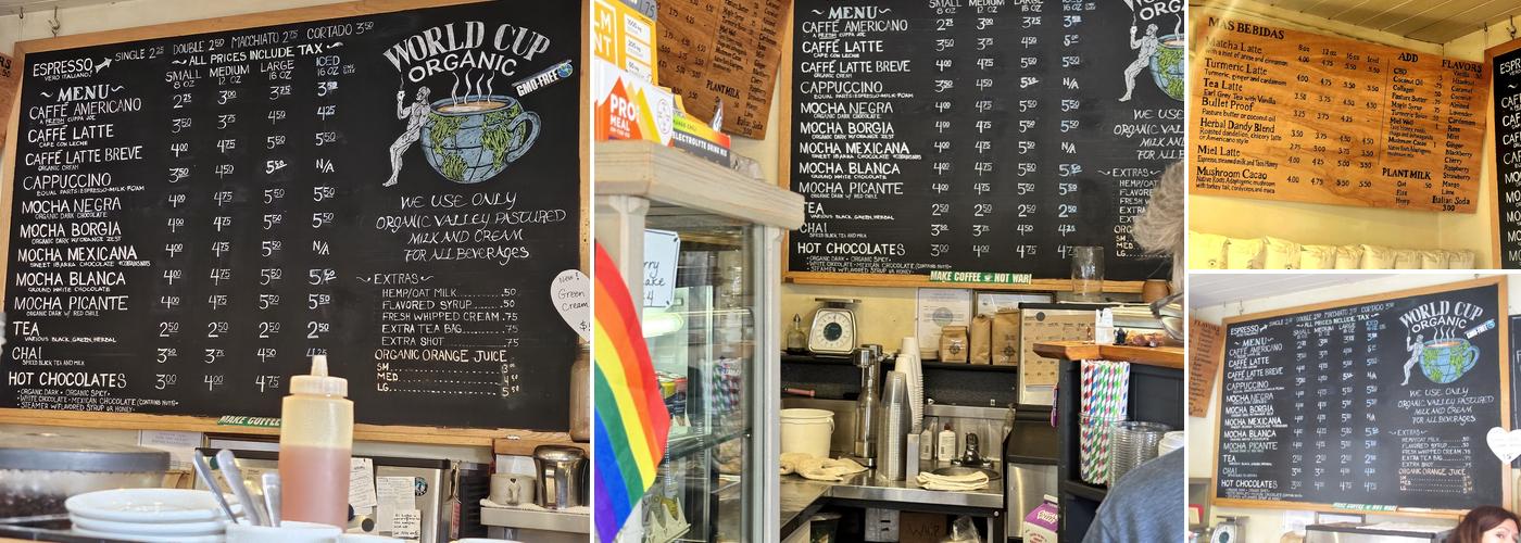 World Cup Café Menu