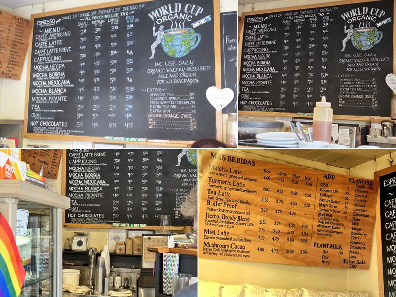 World Cup Café Menu