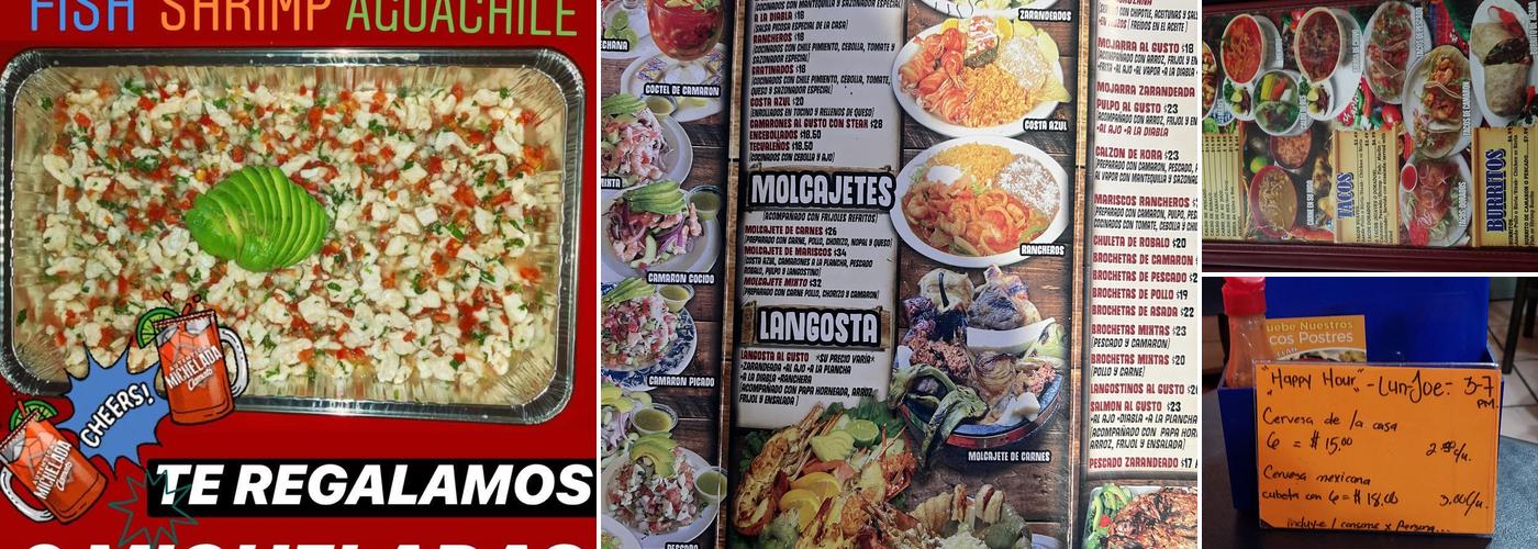 Playas De Nayarit Menu