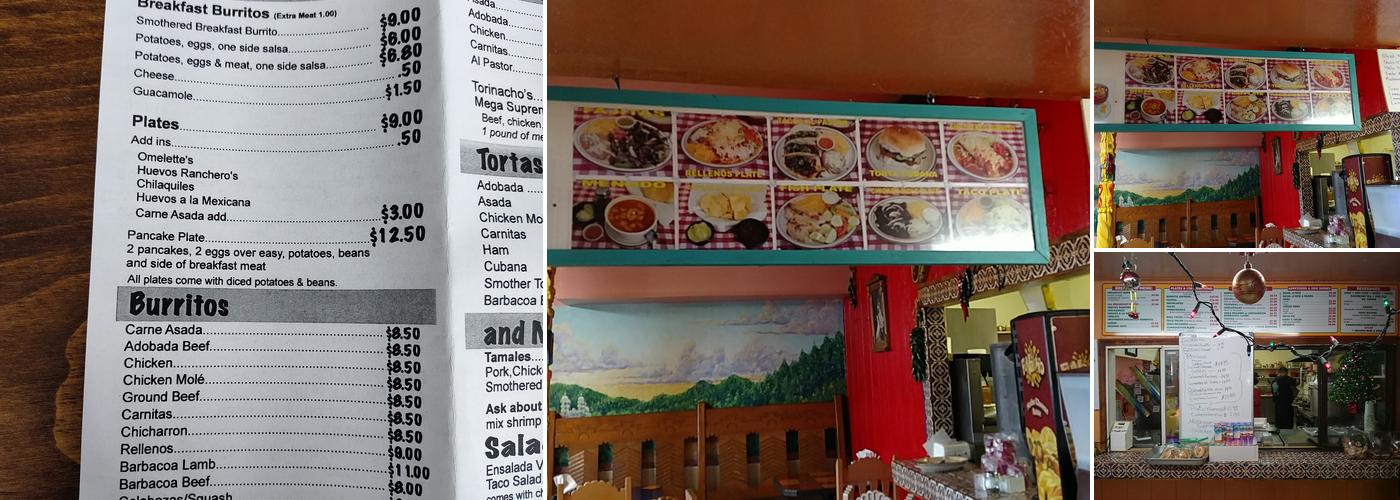 Toribios Menu