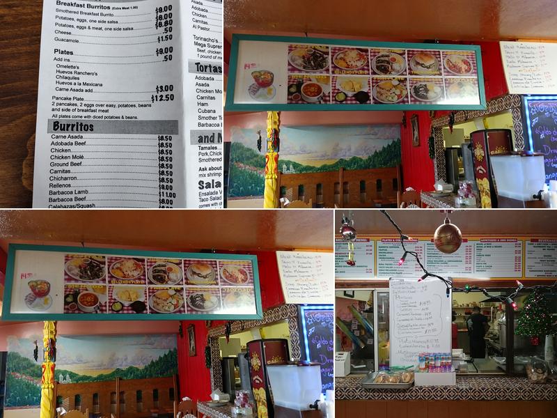 Toribios Menu