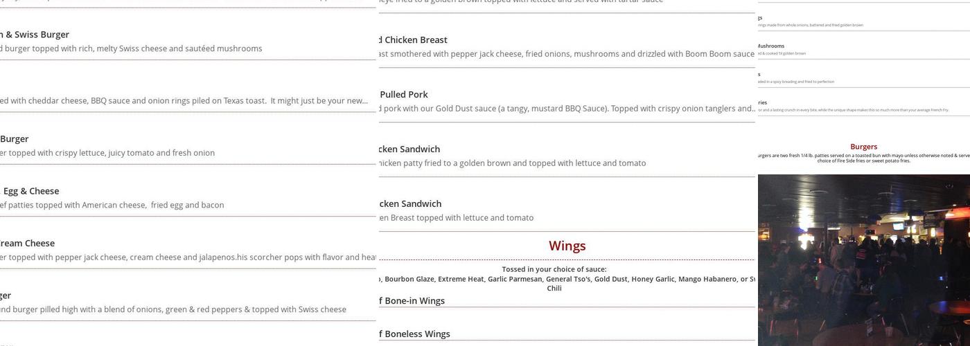 Met Lounge Menu