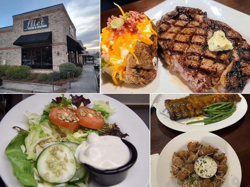 Filet Steak and Seafood