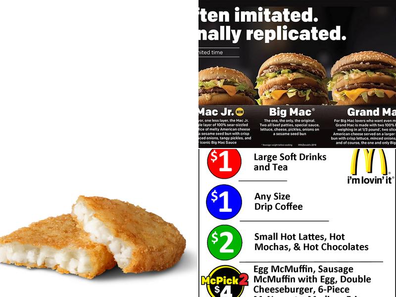 McDonald's Menu