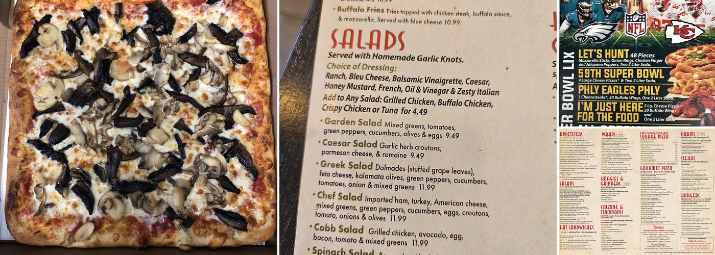 1010 Pizza Menu