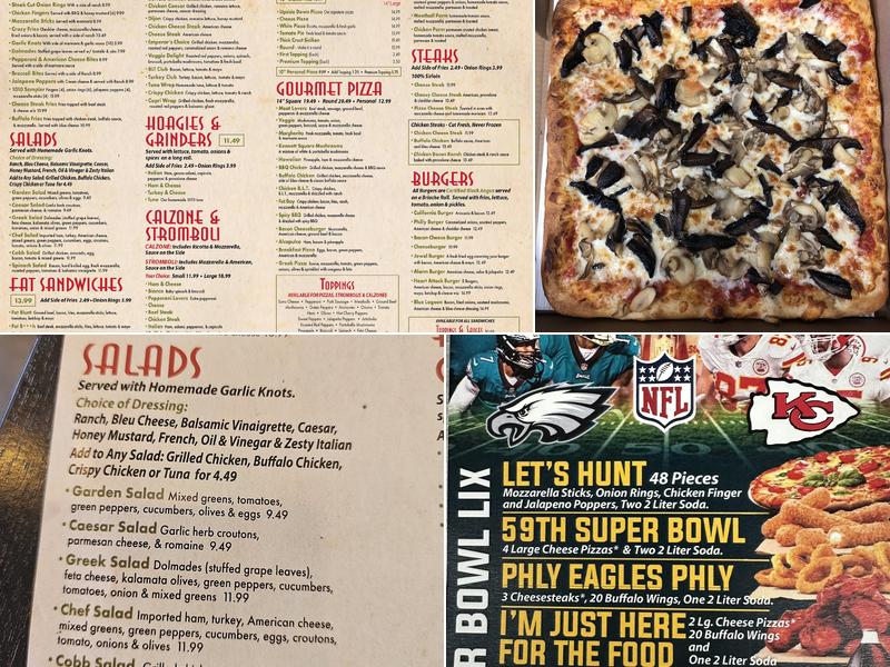 1010 Pizza Menu
