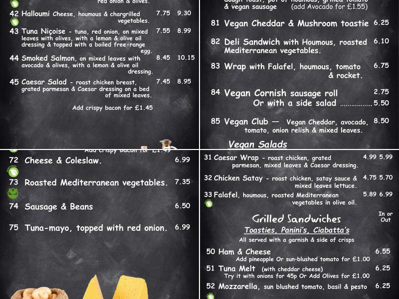 Bebo Café Menu