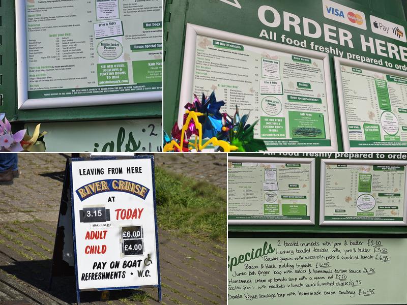 The Old Mill Retreat Cafe Menu