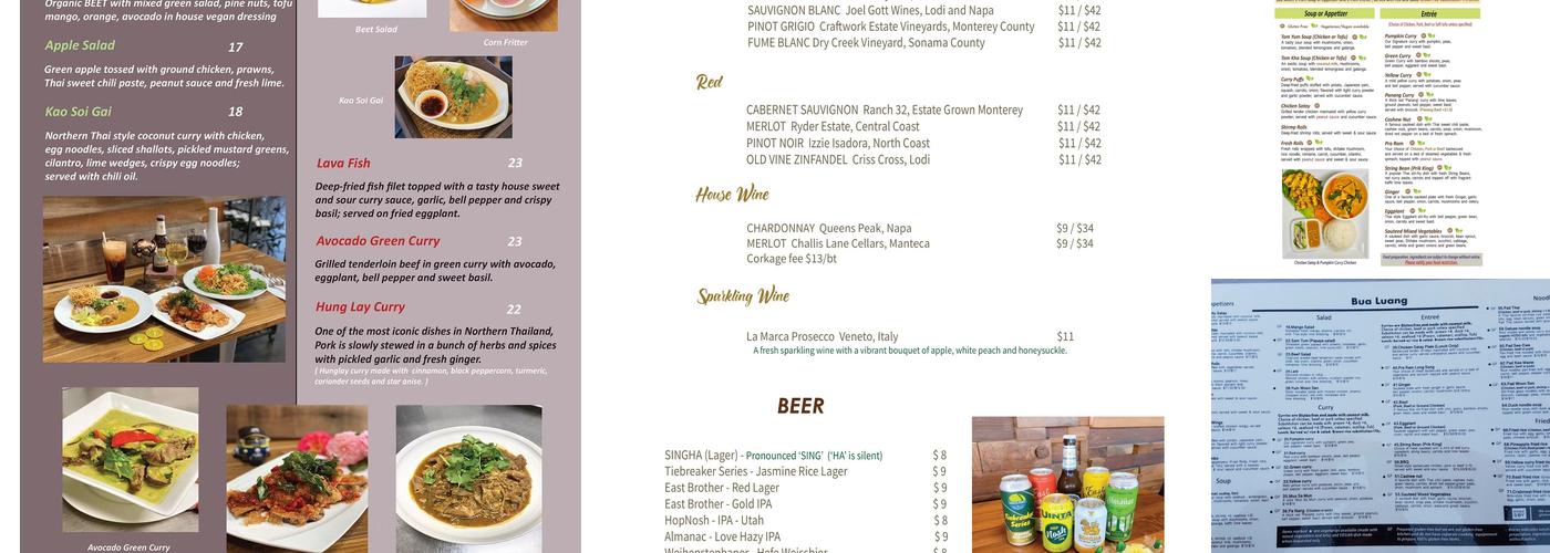 BuaLuang Menu