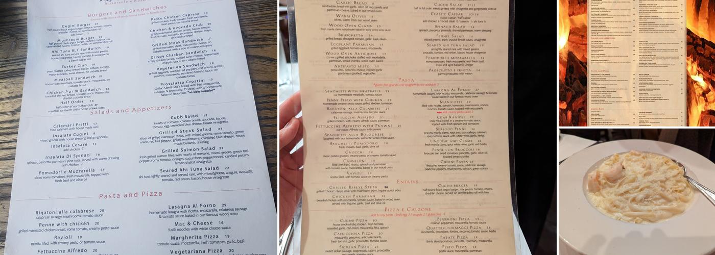 Cugini Menu