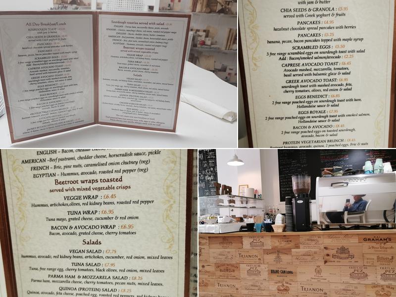 Chateau cafe Hoddesdon Menu