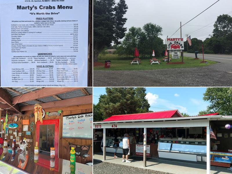 Marty's Crabs 474 NJ-49, Bridgeton