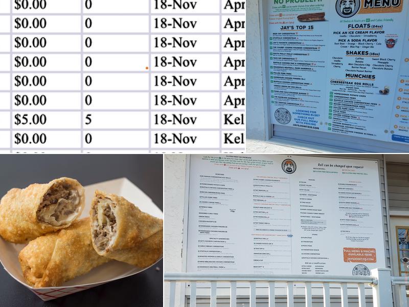 Jay's Joint Menu