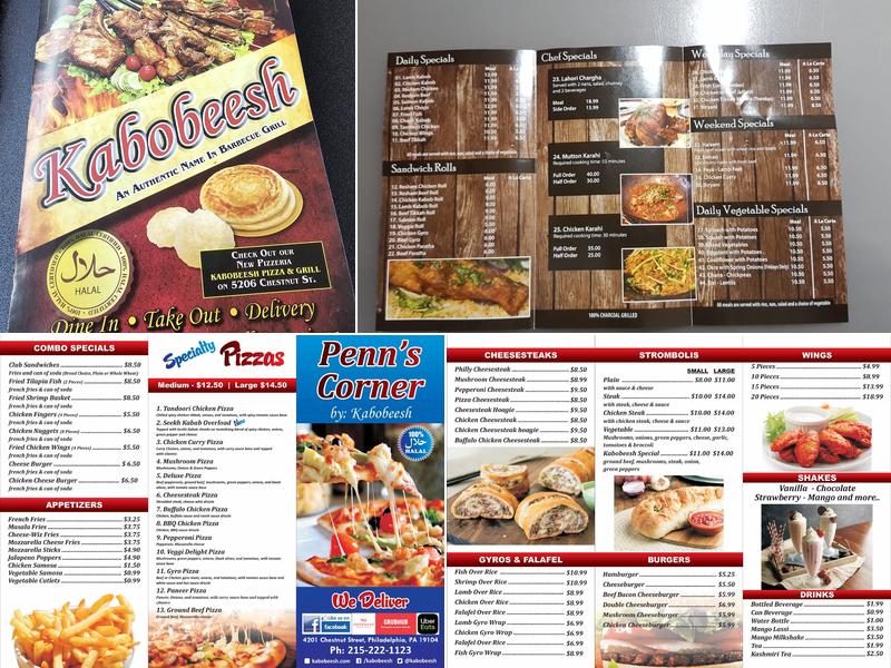 Kabobeesh Menu