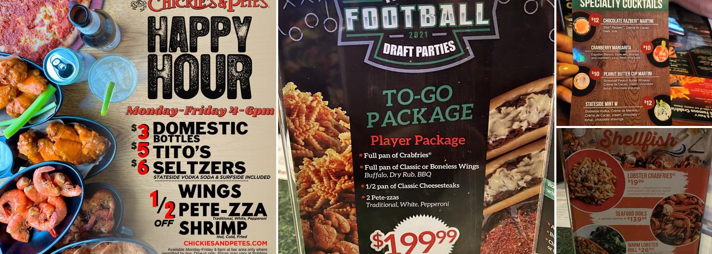 Chickie's & Pete's Menu