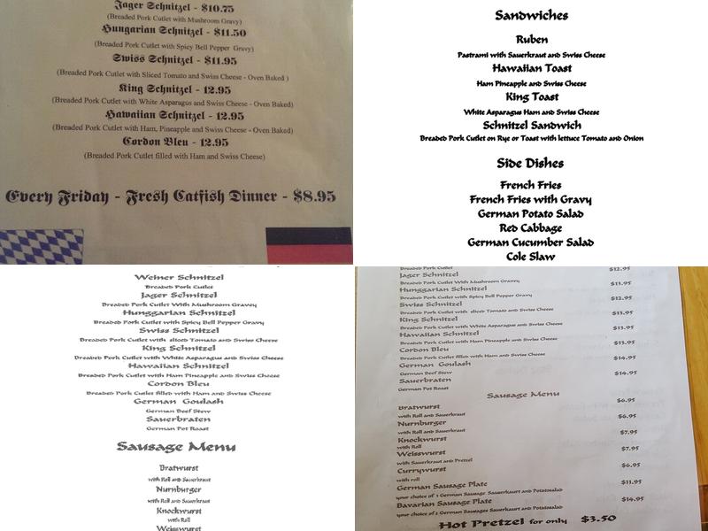 Schnitzel Menu