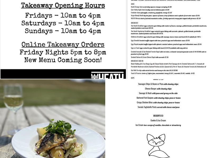 The Heath Cafe Bar Menu