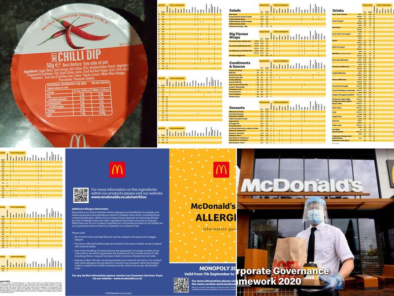 McDonald's Menu