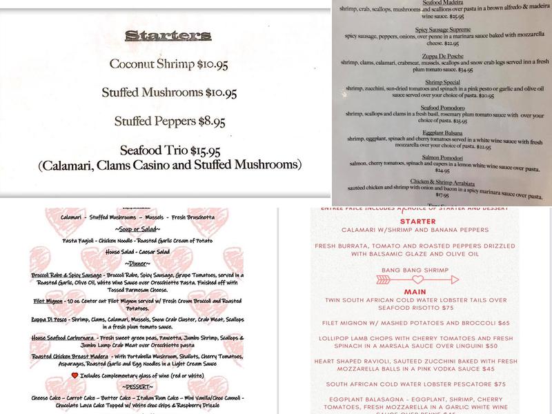 Giovanni's Pizza Menu