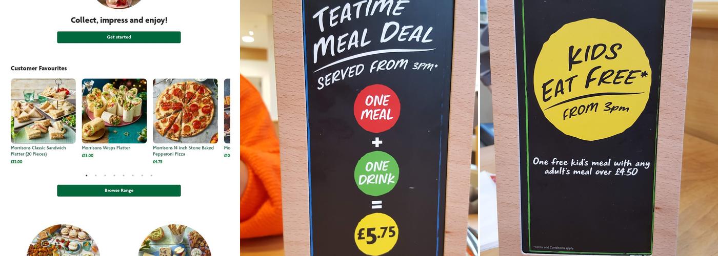 Morrisons Cafe Menu