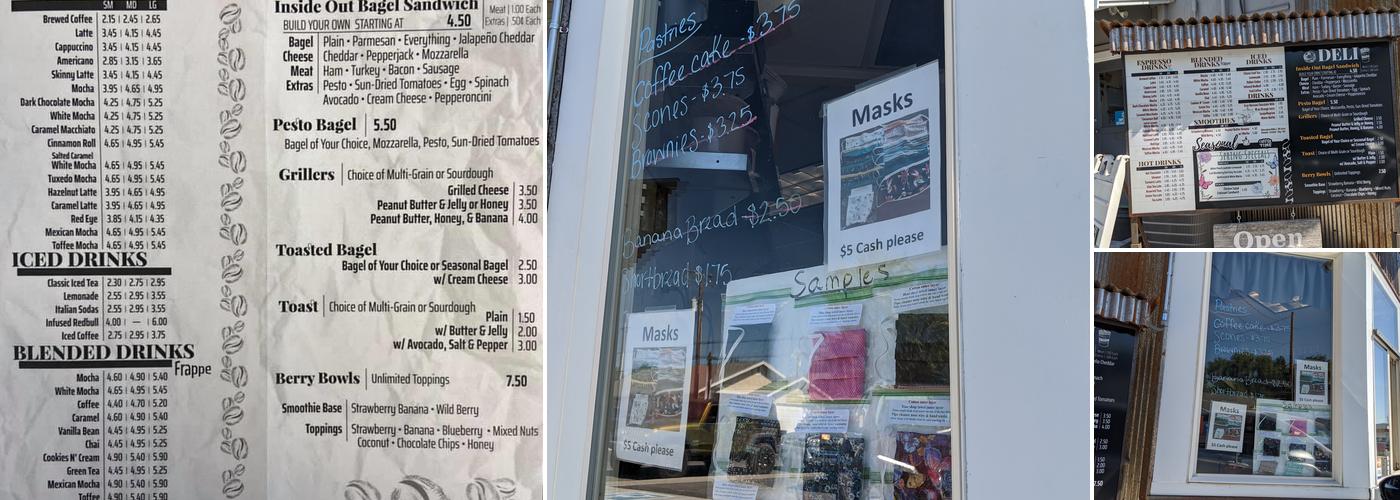 Joe's Menu