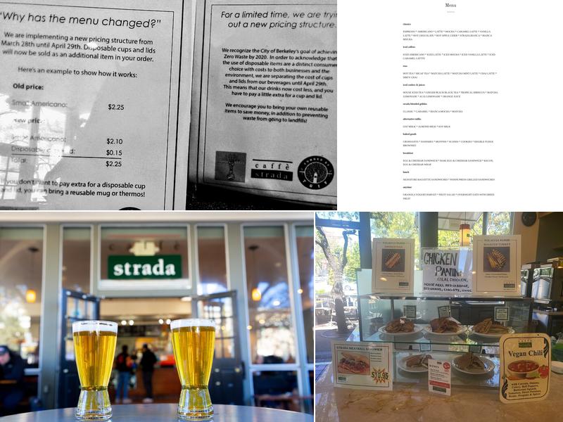 Caffè Strada Menu