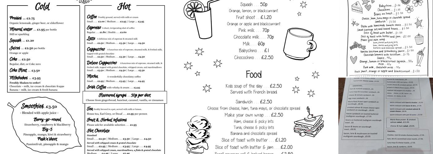 Penningtons Menu